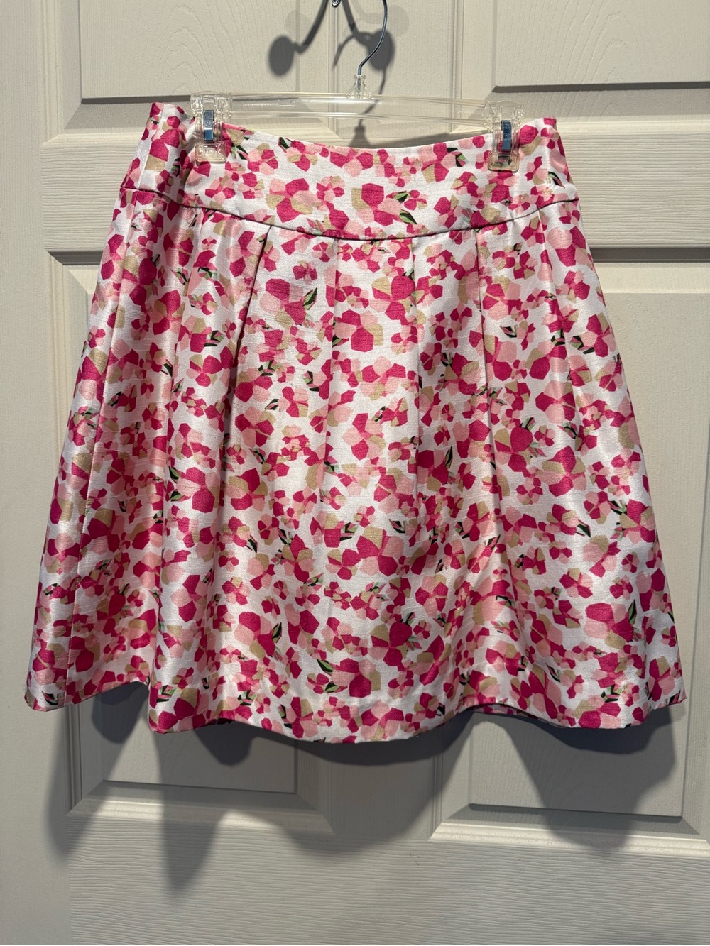 Kasper Pink & White Floral Skirt